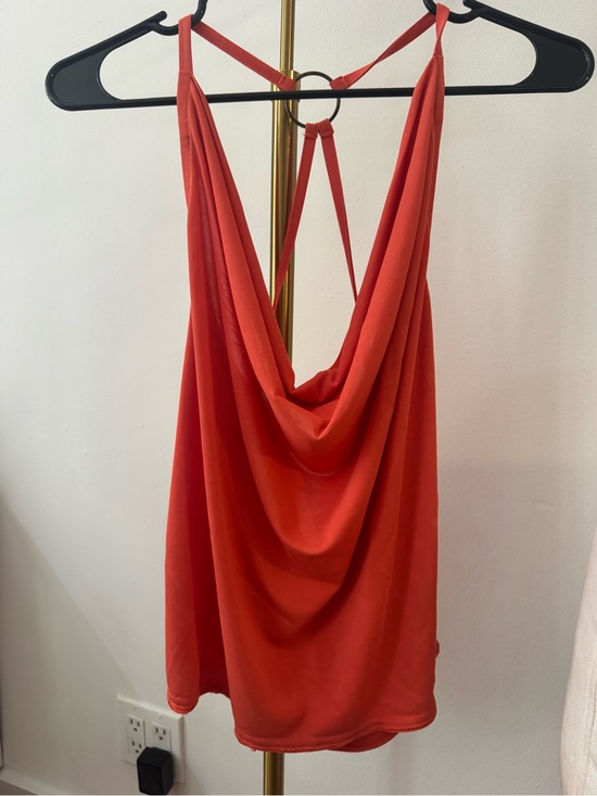 Free People Dresses & Skirts - Orange Free People Cowl Neck Tank